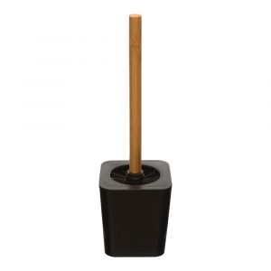 ESCOBILLERO WC BAMBU-NEGRO COLECCIÓN 'NATUREO'