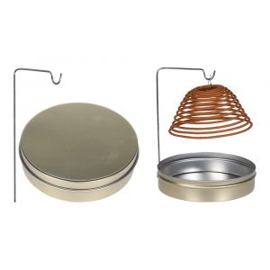 INCIENSO ESPIRAL CITRONELA ANTIMOSQUITOS EN CAJA METALICA