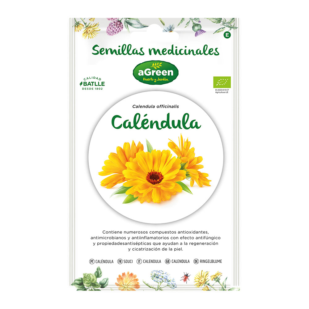 SOBRE CON SEMILLAS DE CALENDULA "MEDICINAL" ECO 857002BOLSH AGREEN