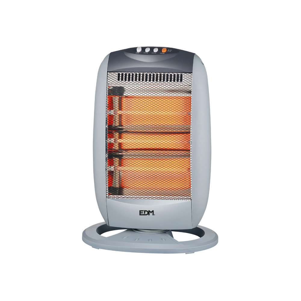 ESTUFA DE CUARZO OSCILANTE 400 / 800 / 1200 W ANTI-VUELCO