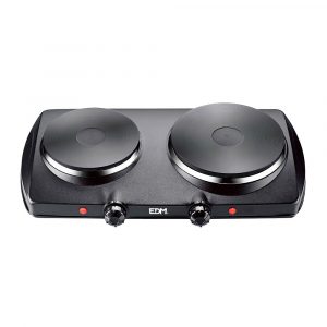 COCINA ELECTRICA 2 FUEGOS CE/A13 1400 W NEGRA