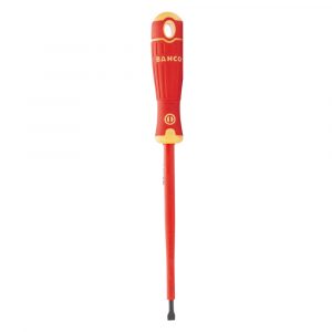 DESTORNILLADOR BAHCOFIT PUNTA PLANA AISLADO VDE 0,5 x 3 x 100 mm