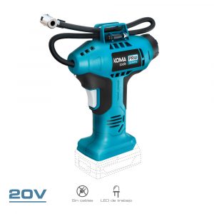COMPRESOR DE AIRE 20 V (SIN BATERÍA NI CARGADOR) 7,5 x 17,5 x 22,5 cm