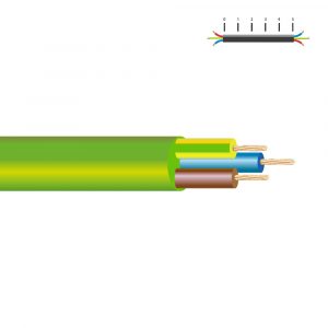 MANGUERA RZ1-K 3 G 1,50 mm² VERDE EURO/m