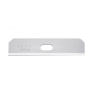 JUEGO DE 10 CUCHILLAS SKB-7 TRAPEZOIDALES PLATEADAS 50 x 12,5 x 0,4 mm