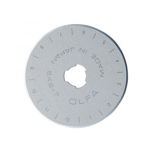 CUCHILLA CIRCULAR RB45-1 PLATEADA 45 x 0,3 mm