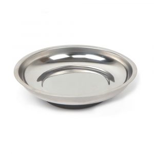 BANDEJA METÁLICA, MAGNÉTICA, REDONDA, 148 x 24 x 38 mm