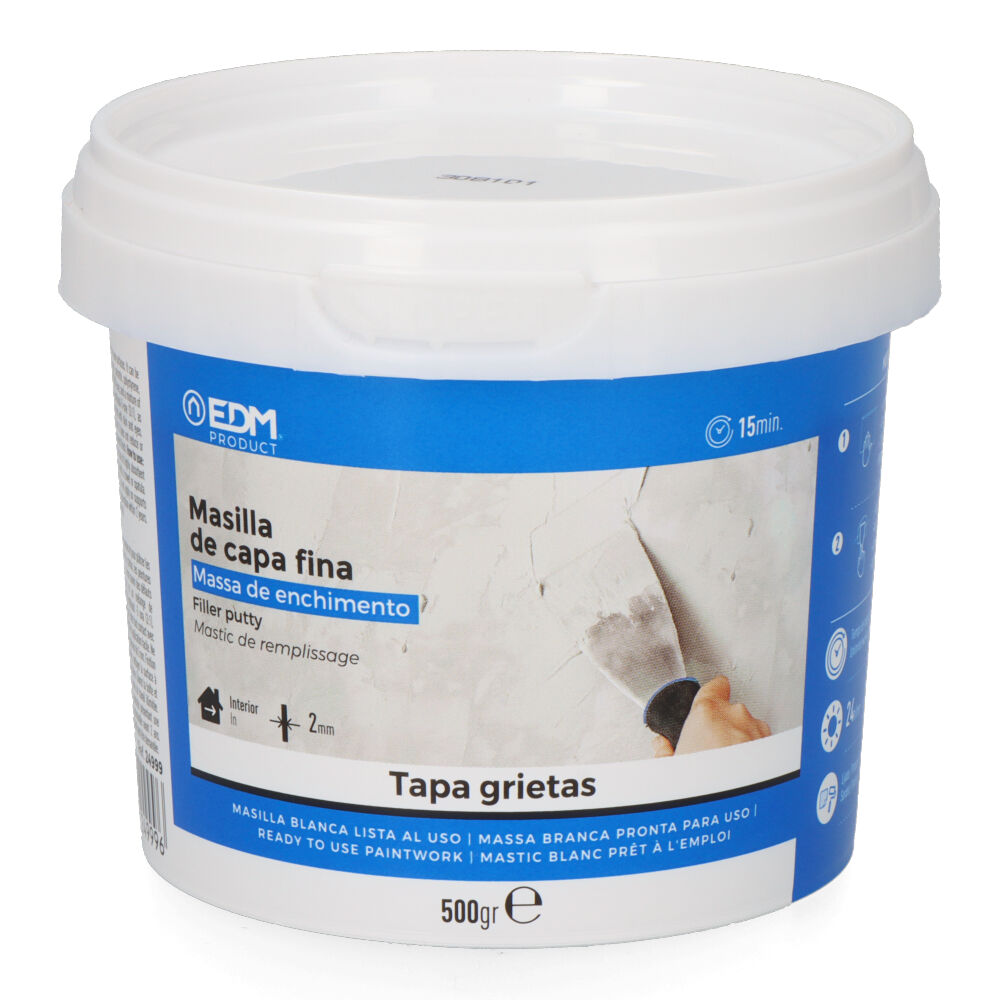 MASILLA DE CAPA FINA LISTA AL USO 500 g