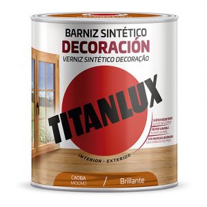 BARNIZ SINTÉTICO DECORACIÓN CAOBA BRILLANTE 750 ml
