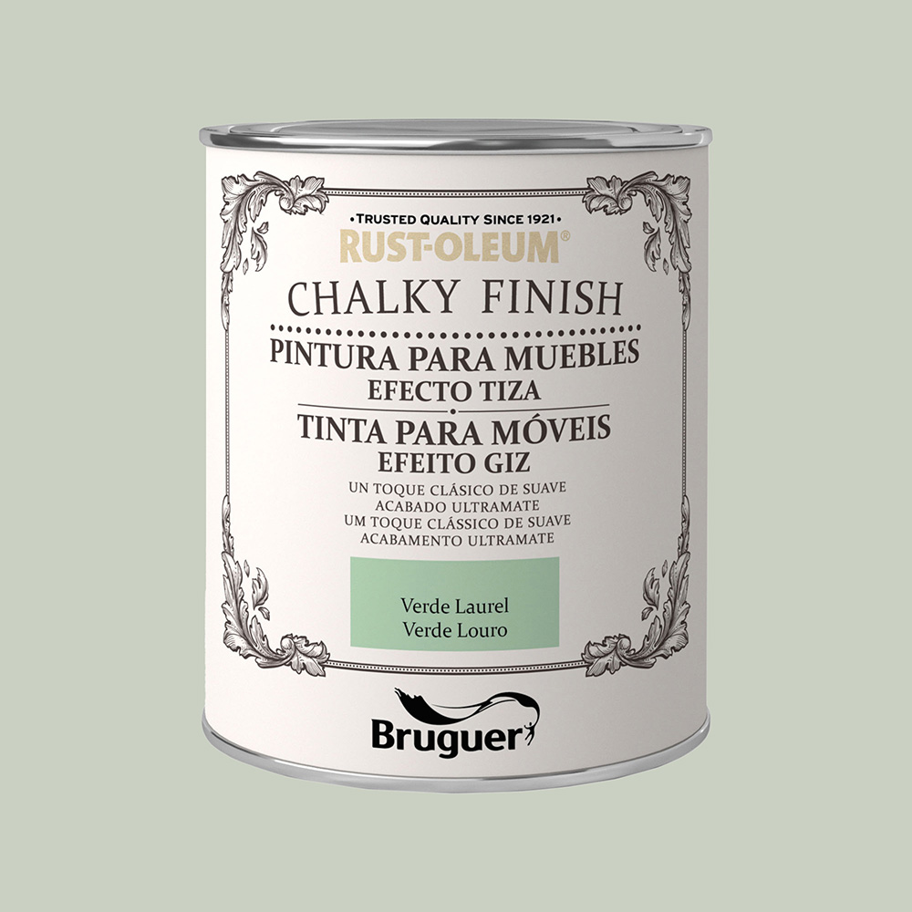 RUST-OLEUM CHALKY FINISH MUEBLES VERDE LAUREL 750 ml
