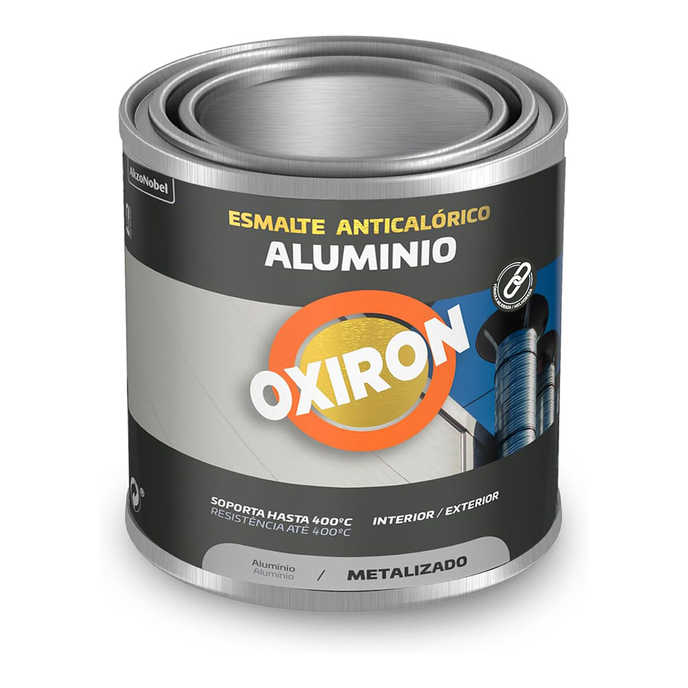 ESMALTE ANTICALÓRICO ALUMINIO METALIZADO 250 ml