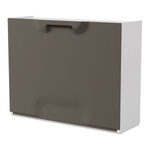 ZAPATERO APILABLE DE POLIPROPILENO MARRÓN 51 x 17,3 x 40,1 cm