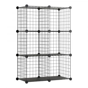 ESTANTERÍA MODULAR METÁLICA TITAN C6 NEGRO