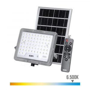 FOCO PROYECTOR SOLAR SLIM 100 W 1.200 lm 6500 K LUZ FRÍA