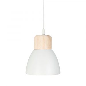 LÁMPARA DE TECHO BLANCO E14 19 x 15 cm BOMBILLA NO INCLUIDA