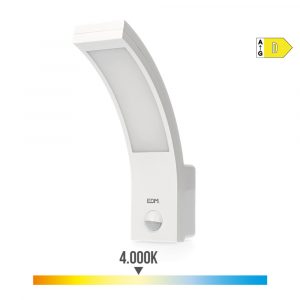 APLIQUE LED CON SENSOR DE MOVIMIENTO 10 W 1654 lm 4000 K IP54 6,6 x 18,8 x 25 cm