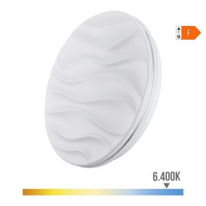 APLIQUE SUPER LED DE SUPERFICIE MODELO DESERT 24 w 6500 k 2490 lm Ø38 x 7 cm