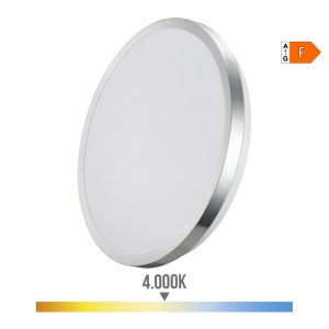 APLIQUE SUPER LED DE SUPERFICIE MARCO CROMADO 24 w 4000 k 2490 lm Ø38 x 5 cm