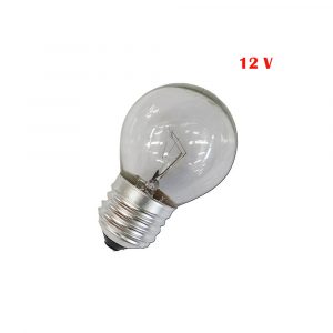 BOMBILLA INCANDESCENTE ESFERICA CLARA 60 W E27 12V