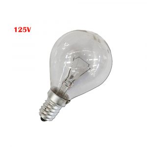 BOMBILLA INCANDESCENTE ESFERICA CLARA 60 W E14 125 V (SOLO USO INDUSTRIAL)