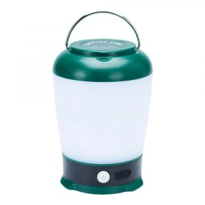 FAROL LED DE CAMPING, RECARGABLE, 3 MODOS, VERDE, 13 x 9 x 9 cm