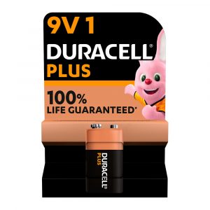 PILA ALKALINA PLUS POWER 6LR61- 9 V (BLISTER 1 unid.) 26,5 x 17,5 x 48,5 mm