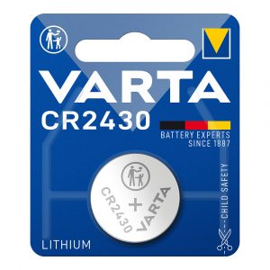 MICRO PILA DE BOTON LITHIUM CR2430 3V (BLISTER 1 unid.) Ø24,5x3mm
