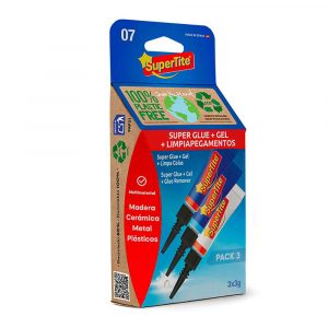 KIT INSTAN + GEL + LIMPIADOR  BLISTER 3 x 3 g