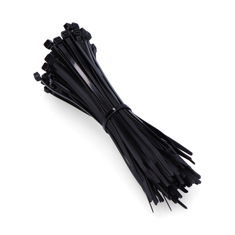 BRIDA NYLON UBN 7,2 x 200 mm NEGRA 100 unid.