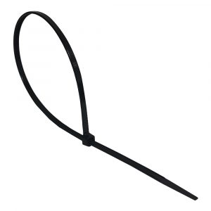 BRIDA NYLON 2,5 x 200 mm NEGRA, 100 uds