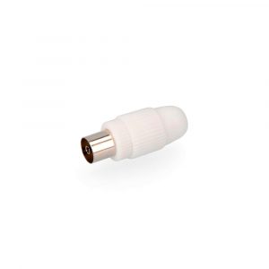 BASE AEREA TV 9,5mm. RECTA HEMBRA RETRACTILADO