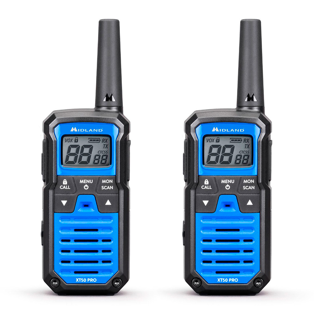 WALKIETALKIES XT-50 PRO C1464, 16 CANALES PMR446, AZULES