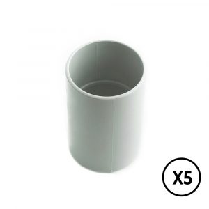 MANGUITO GRIS Ø 16 mm, 5 unidades