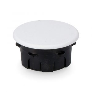 CAJA REDONDA DE EMPOTRAR Ø60x40mm CON GARRA DE PLÁSTICO