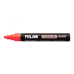 ROTULADOR BORRABLES FLUOGLASS 2 - 4 mm ROJO EN BLISTER