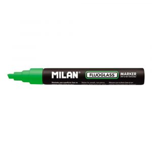 ROTULADOR BORRABLES FLUOGLASS 2 - 4 mm VERDE EN BLISTER