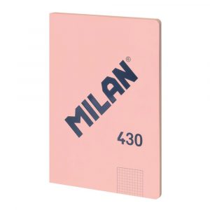 CUADERNO A4  CUADRICULADO ENCOLADO ROSA