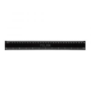REGLA SERIE SHADOW NEGRA 30 cm