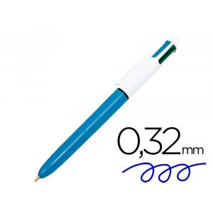 BOLIGRAFO 4 COLORES PUNTA DE 1 mm CLASICO