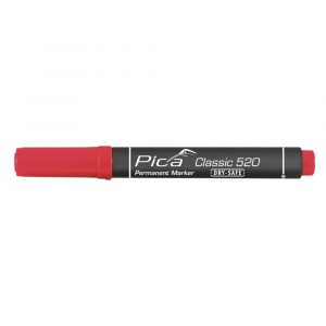 MARCADOR PERMANENTE TIPO BALA ROJO