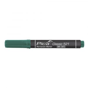 MARCADOR PERMANENTE TIPO PINCEL VERDE