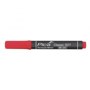 MARCADOR PERMANENTE TIPO PINCEL ROJO