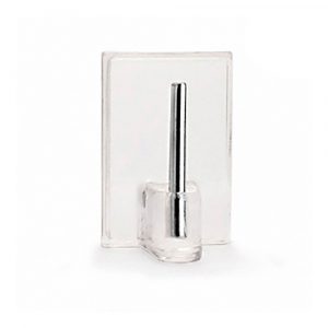 COLGADOR ADHESIVO VISILLOS TRANSPARENTE 2042-0-000  (BLISTER 4 unid.) INOFIX