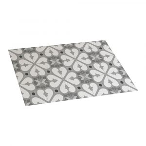 ALFOMBRA VINILICA BCN GRISES 45 x 75 cm