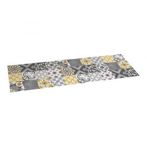 ALFOMBRA VINILICA CROMA PATCH GRIS-AMBAR 60 x 200 cm