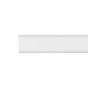 BARRA ARMARIO OVALADA METAL BLANCO 100CM CINTACOR - STORPLANET
