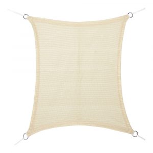 TOLDO VELA RECTANGULAR BEIGE 4 x 6 m