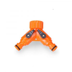 MANGUITO DERIVACION EN "Y" CON DOS LLAVES. PARA GRIFO DE ROSCA 3/4" Ø26,5mm