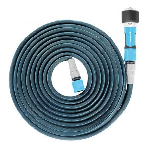 KIT MANGUERA EXTENSIBLE ZYGZAG 7,5 A 15 CON CONECTORES Y LANZA MULTI ERGO CELLFAST