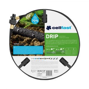 KIT MANGUERA POROSA RIEGO POR GOTEO 22,5 m (1/2" 12.5 mm)